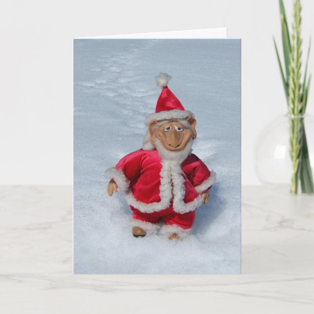 EN HÖGER GAMLA ELF. HELGKORT (Framsida)