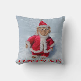 En Höger Jolly Old Elf Kudde
