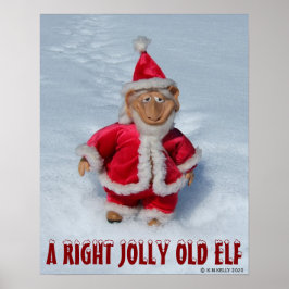 EN HÖGER JOLLY OLD ELF POSTER