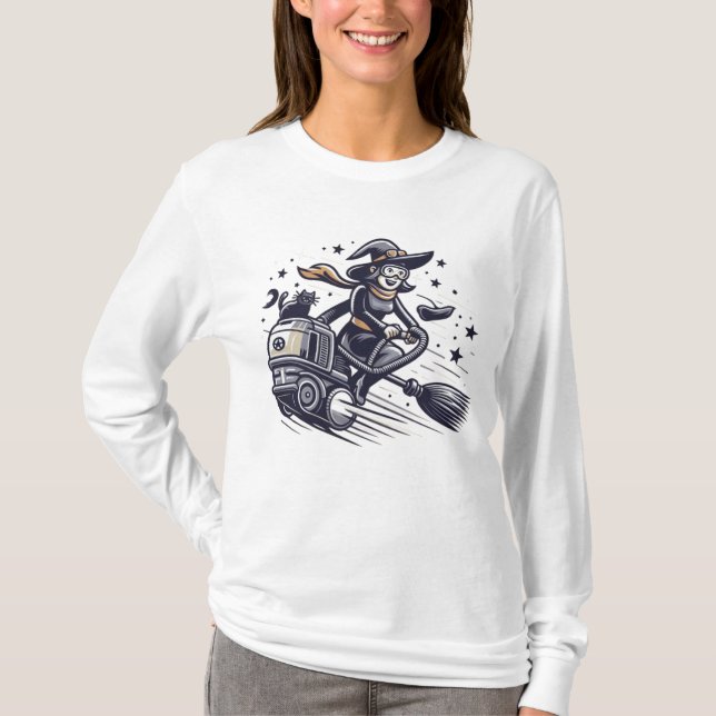 En höghastighetsHalloween Haunt! T Shirt (Framsida)