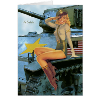 En honnör! hälsningskort