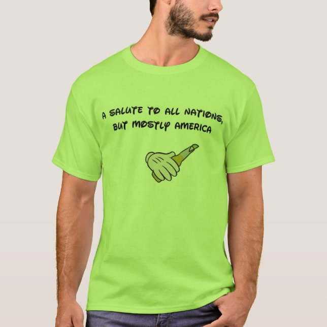 En honnör till alla nationer tröja (Framsida)