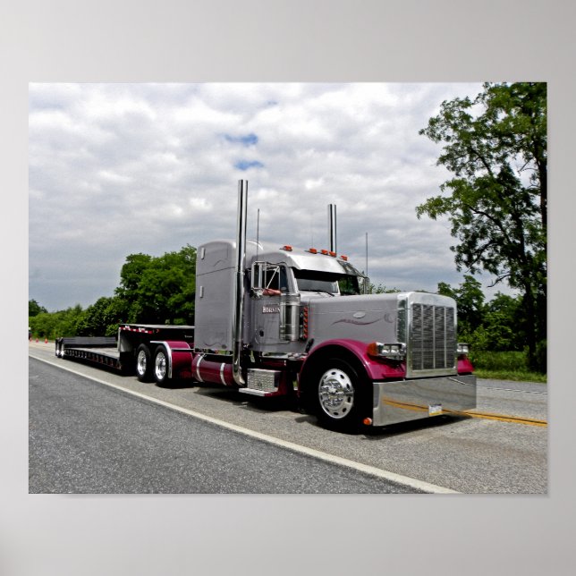 En Hornings Peterbilt 379 Poster (Framsidan)