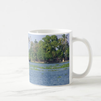 En Houseboat i avkrokar i Kerala Kaffemugg