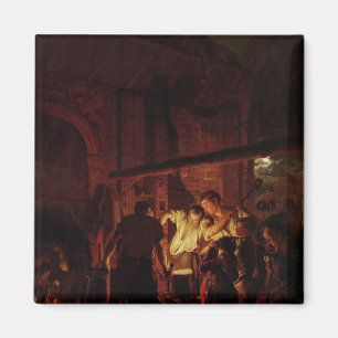 En hovslagare shoppar, 1771 magnet