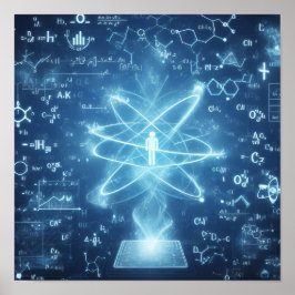 En human oid som läggs ovanpå en data från lakan poster