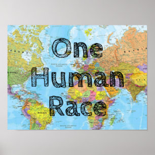 En Human Tävling Poster