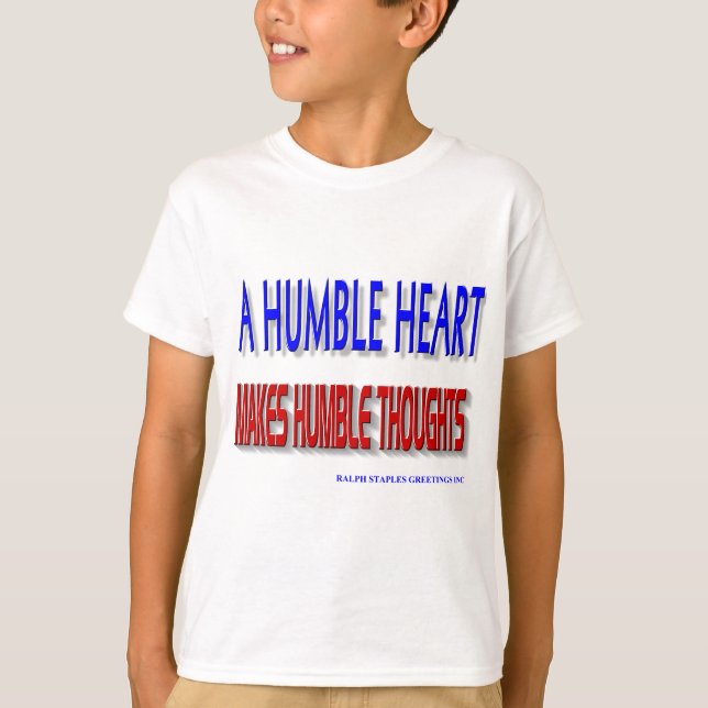 EN HUMBLE HEART T SHIRT (Framsida)