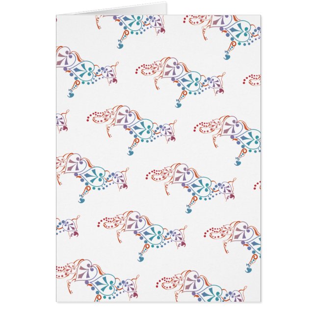 En hund hälsningskort (Framsidan)