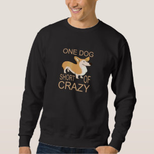 En Hund i Crazy Funny Pet Idea Lång Ärmad Tröja