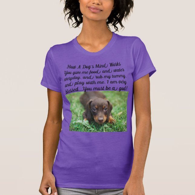 En Hund och kattens sinne T Shirt (Framsida)
