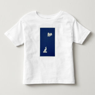 En hund som tjuter på månen tee shirt