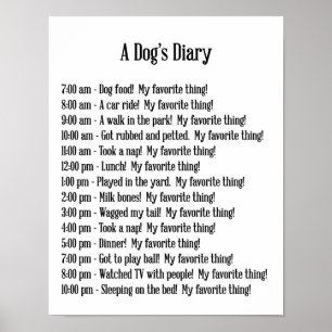 En Hund tidskrift Poster