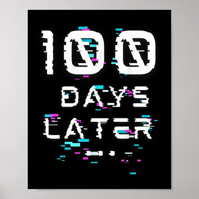 En hundra dagar senare 100-dagarsdagen för skolavh poster (Framsidan)