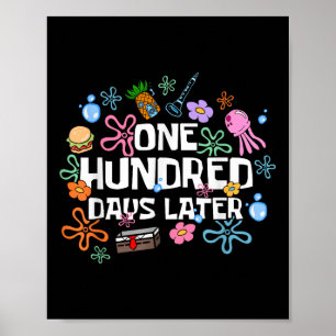 En hundra dagar senare 100-dagarsdagen för skollär poster