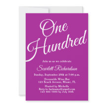 En hundra skript Mörk Rosa 100:e födelsedagen