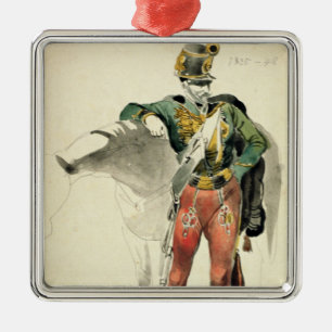 En Hussar av den 9th regimenten Julgransprydnad Metall