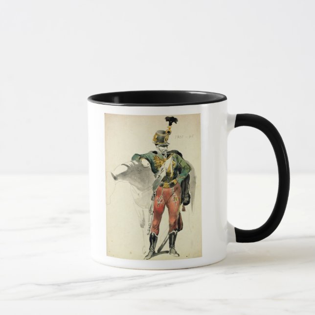 En Hussar av den 9th regimenten Mugg (Höger)