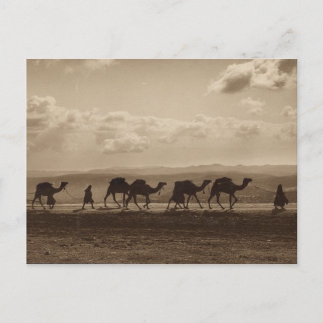 En husvagn i heligan vykort (Framsida)