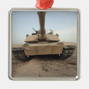 En huvudsaklig tank för strid M-1A1 Julgransprydnad Metall