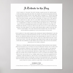 En hyllning till Hund, människans bästa vän Poster