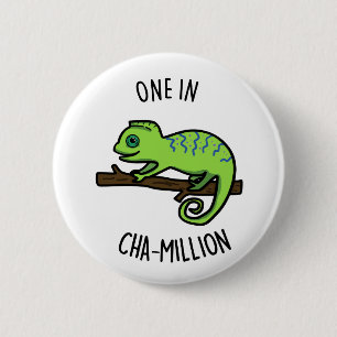En i Cha-Million Funny Chameleon Pun Knapp