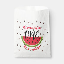 En i en melon 1-års födelsedagsfest