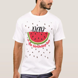 En i en melon 1-års födelsedagsfest t shirt
