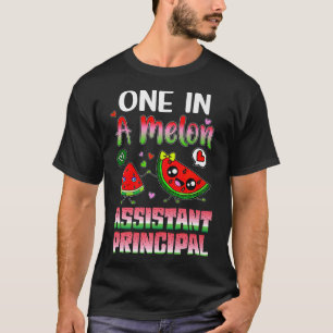 En i en Melon Assistant-huvudman T Shirt