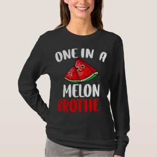 En i en Melon Brother Watermelon Frukt Familj Mat T Shirt
