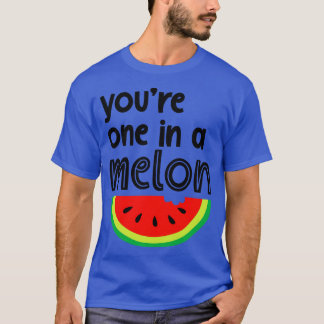 En i en Melon Cute Watermelon Fruit Pun T Shirt