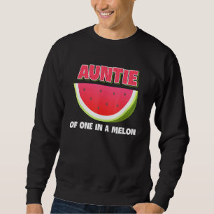 En i en melon-familjens matchande vattenmelo lång ärmad tröja