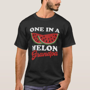 En i en melon farfar Vattenmelon Sommar Retro T Shirt