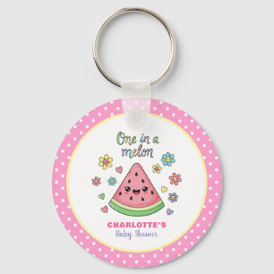En i en Melon Firande Baby Shower Nyckelring