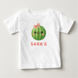 En i en Melon Första Födelsedagen Baby T-Shirt Fli