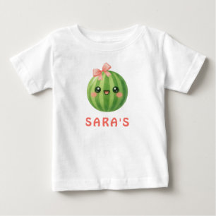 En i en Melon Första Födelsedagen Baby T-Shirt Fli