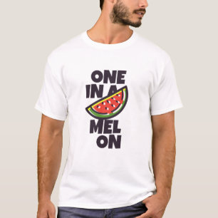 En i en melon-funn, enkel modern kute t shirt