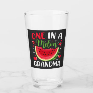 En i en Melon Grandma B Day Party-drunkning Glaskopp