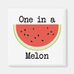 En i en melon magnet