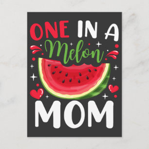En i en Melon Mamma Födelsedagsfest Vykort