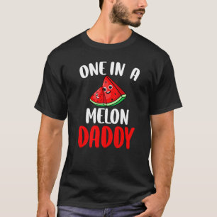 En i en Melon pappa Watermelon Fruit Family Match T Shirt