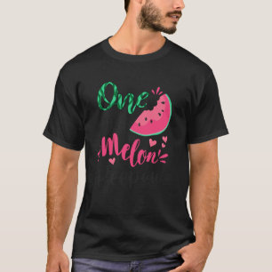 En i en melon Peepaw rolig farfar vattenmelon den T Shirt