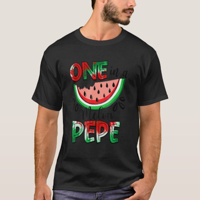 En i en Melon Pepe Watermelon Matching Family Sum T Shirt (Framsida)