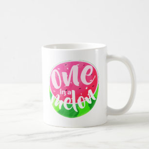 En i en melon Söt sommarvattenmelon Kaffemugg