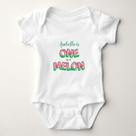 En i en melon-tema födelsedagsballong t shirt
