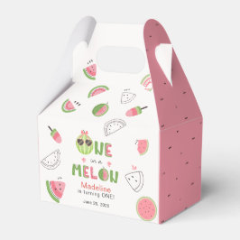 En i en Melon Vattenmelon Baby Flicka Första Födel Presentaskar