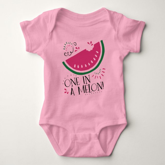 En i en melon - vattenmelonBodysuit Tee (Framsida)