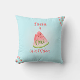 En i en Melon Watermelon Birthday Favor Gift Kudde