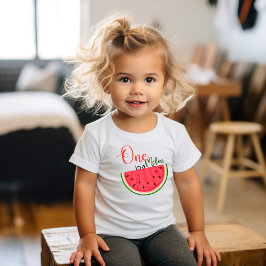 En-i-en-vattenmelon-födelsedagsbaby-t-shirt T Shirt