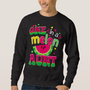 En i Melon Aun Bday Matching Group Sommar 1 Lång Ärmad Tröja